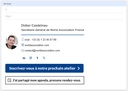 Création de votre signature d'email (= carte de visite affichée à la fin de vos emails)