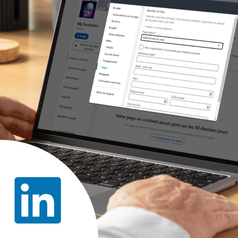 Création / amélioration d'une page d'entreprise Linkedin