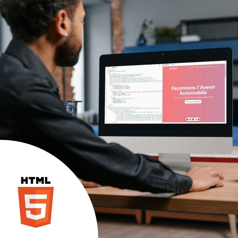 Création de page et site internet 'One Page' en HTML