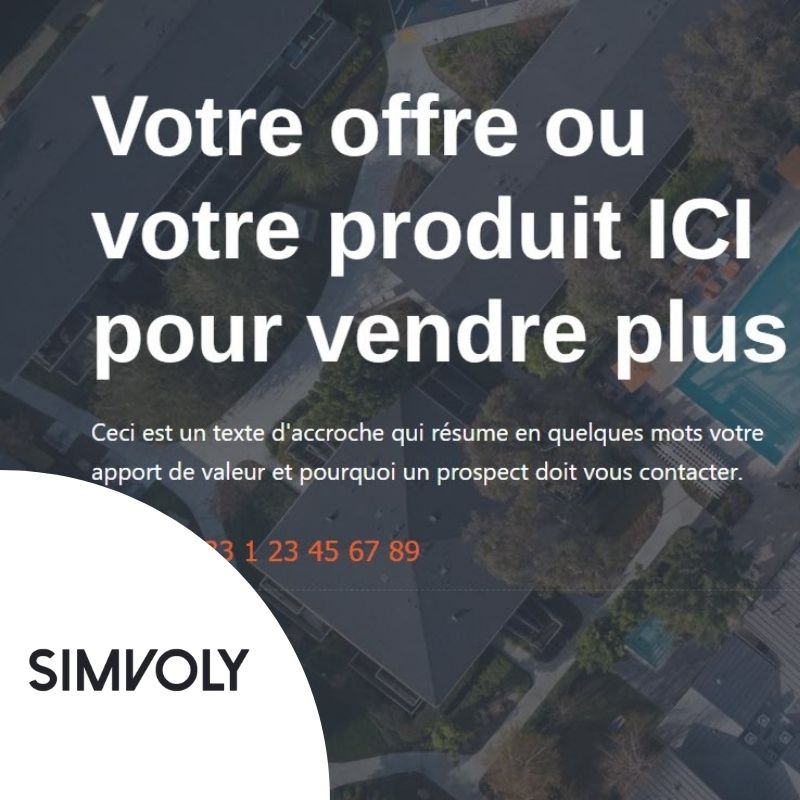 Création de page web (avec Simvoly)