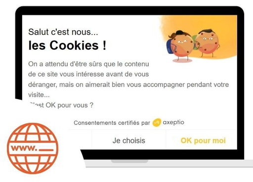 Mise en place de la gestion conforme des cookies pour votre site web (avec Axeptio)