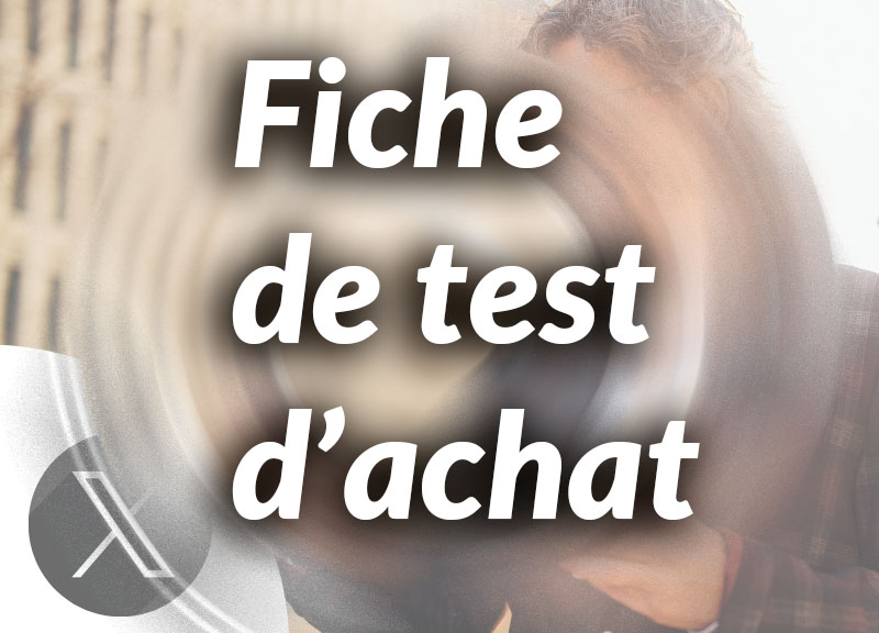 Fiche de test d'achat / mise au panier (1 euro)